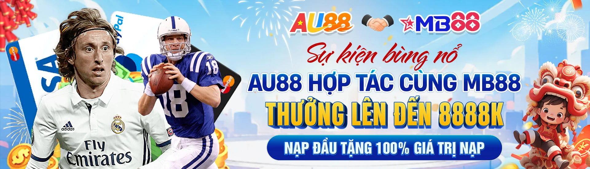 Banner Au88 hợp tác cùng MB88
